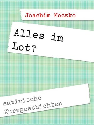 cover image of Alles im Lot?